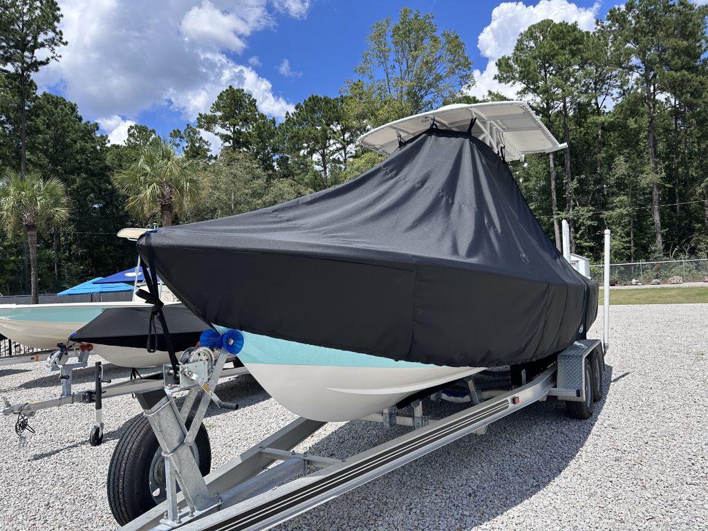 T-Top Boat Cover in 7oz Black